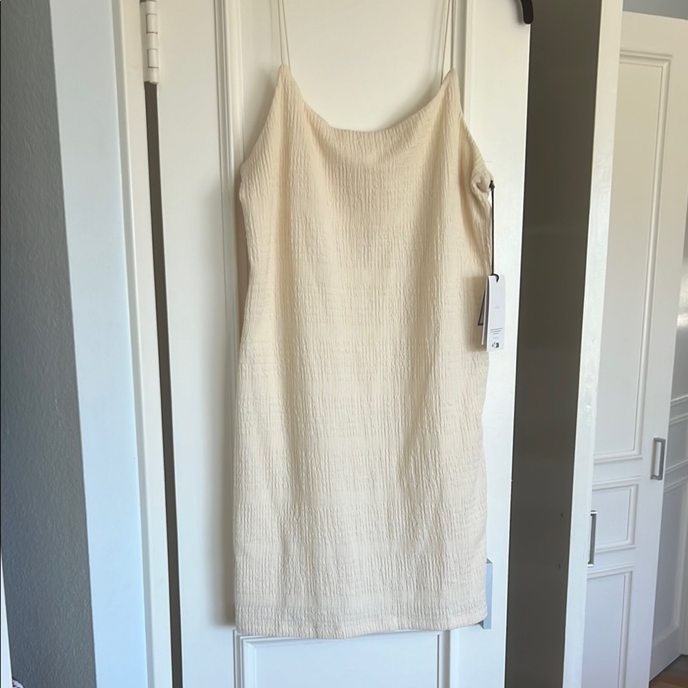 RVCA Cream Spaghetti Strap Slip Dress